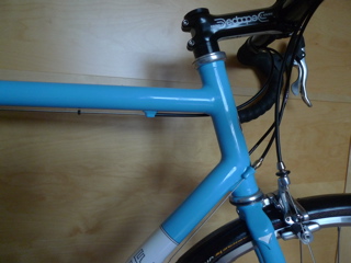 front end with extended head tube