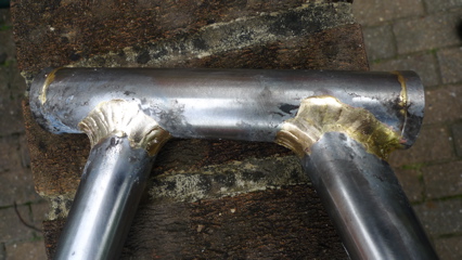 fillets in the rough (flux removed with wire brush)